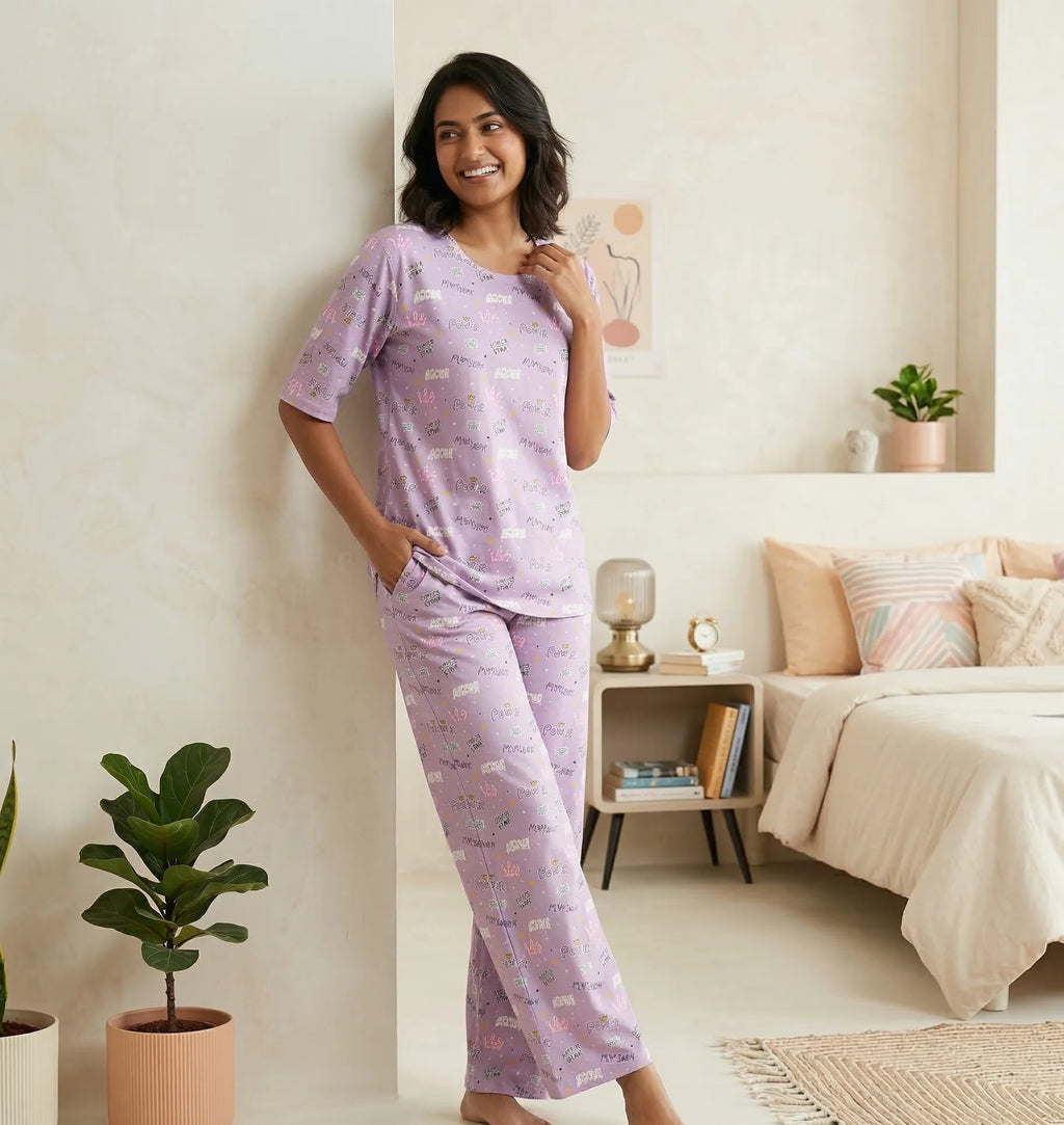 Power Girl Co-ordset NightSuit