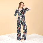 Lettered Co-ordset Nightsuit