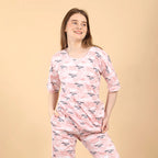 Be Cool Co-ord Set Night Suit for Women – Knit Cotton Comfort Nightwear