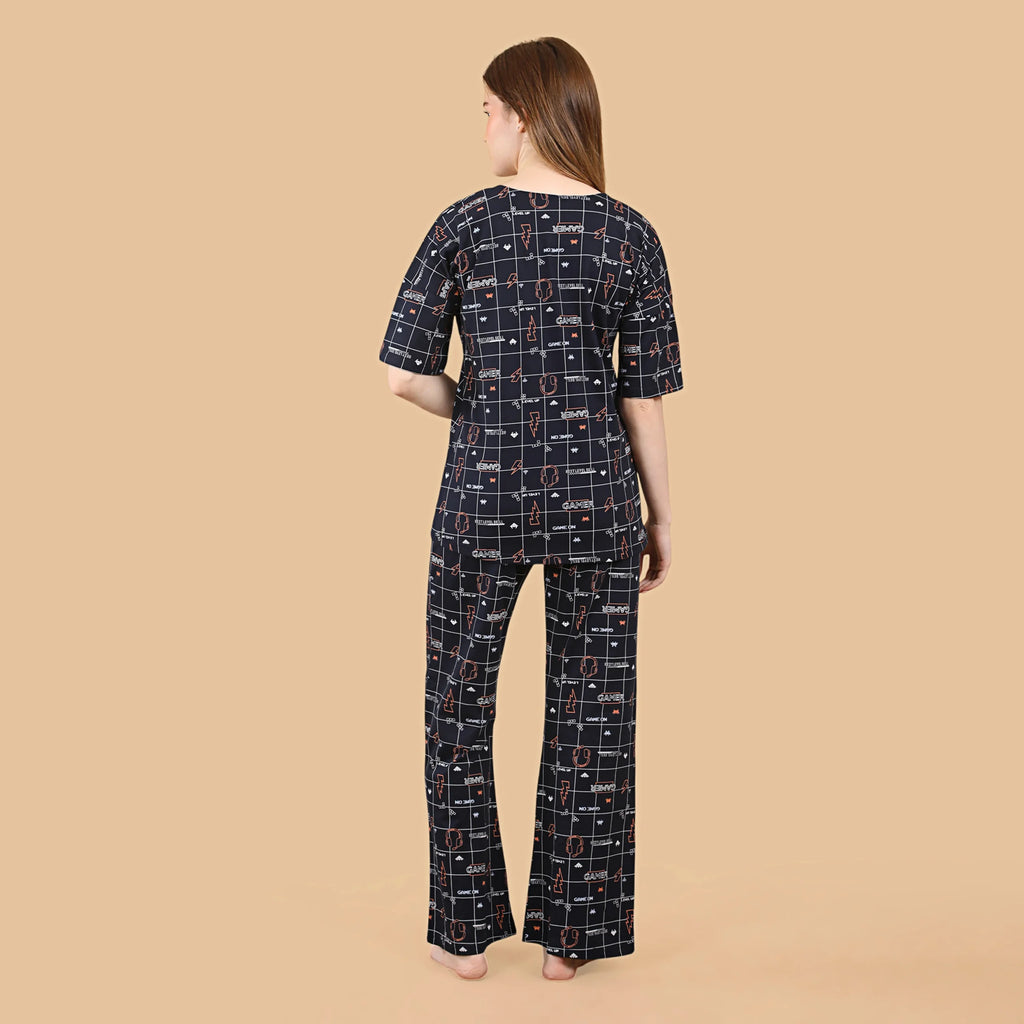 Checkered Co-ordset NightSuit