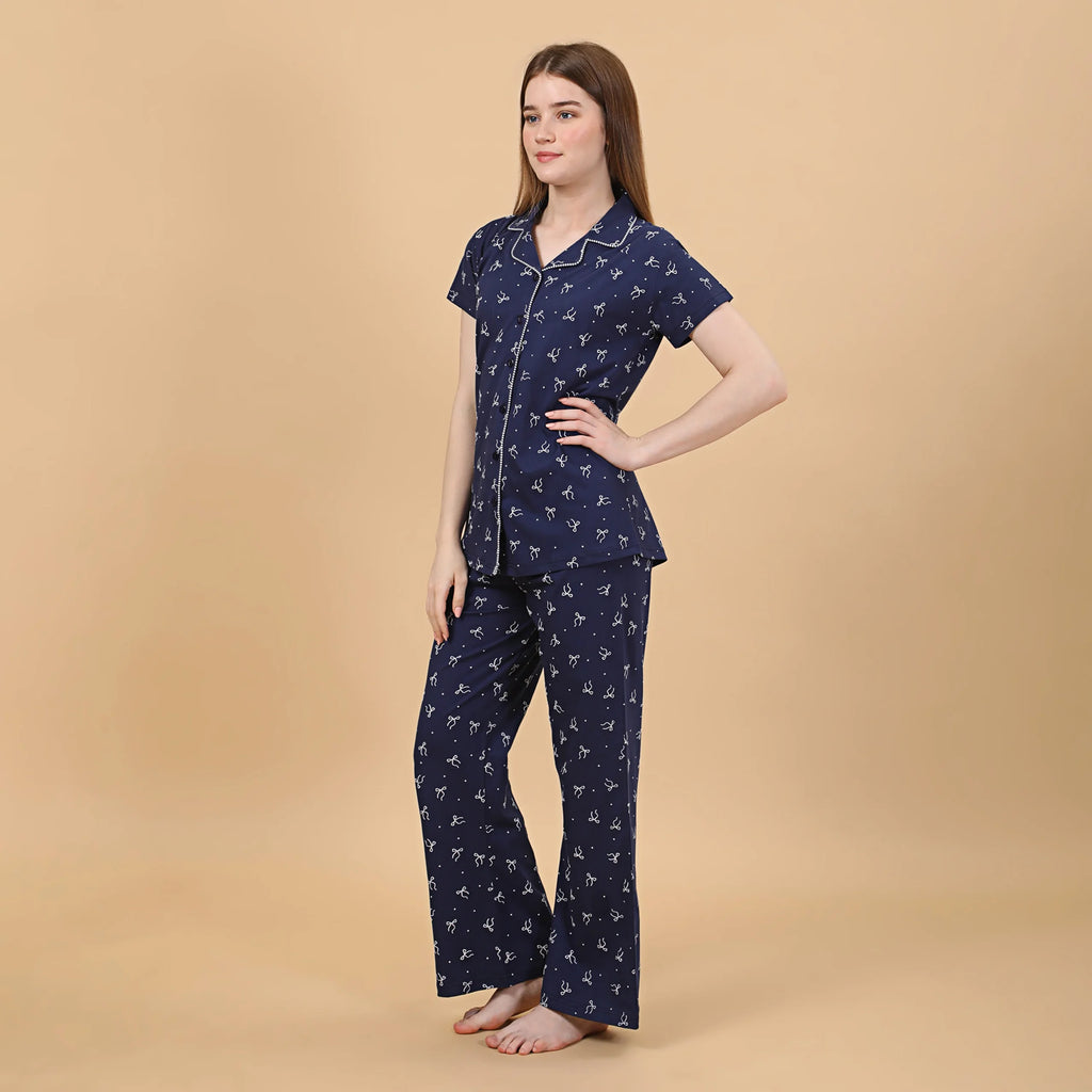 Bow Collared Nightsuit