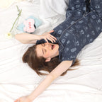 Coffee Collared Night Suit