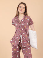 Ducky Collared Night Suit