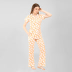 Flower Collared Night Suit
