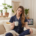 Bow Collared Nightsuit