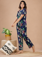 Lettered Co-ordset Nightsuit