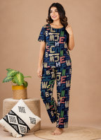 Lettered Co-ordset Nightsuit