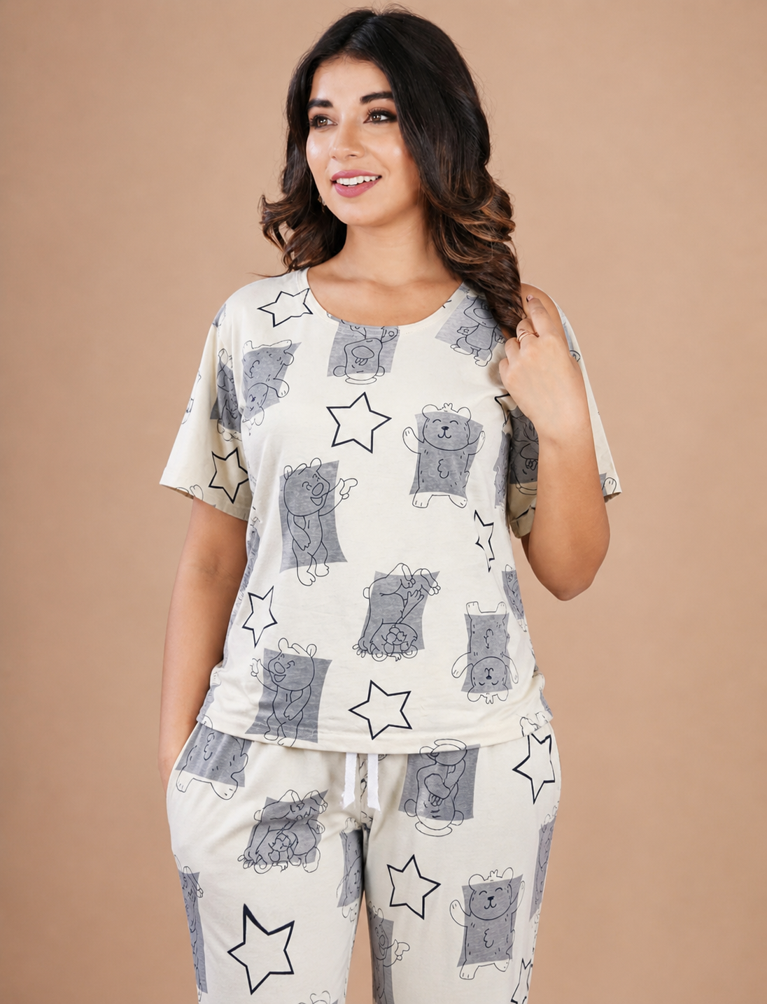 Teddy Stared Co-Ord Set