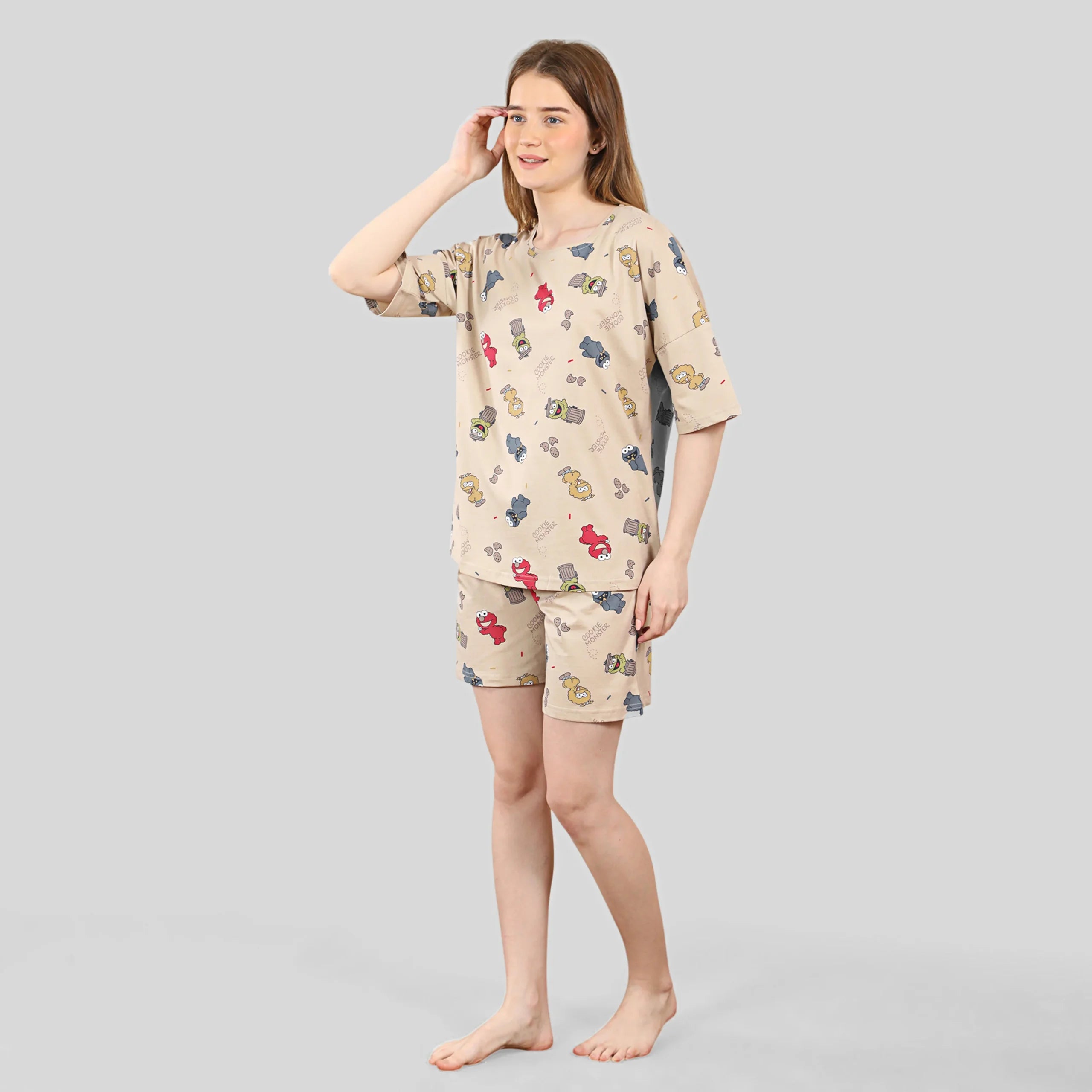 Cookie Monster Shorts Set