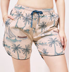 Tropical Linen Shorts Co-ordset