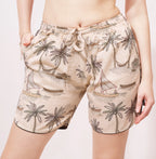 Tropical Linen Shorts Co-ordset