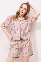 Timeless Linen Shorts Co-ordset