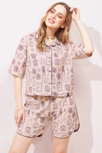 Timeless Linen Shorts Co-ordset