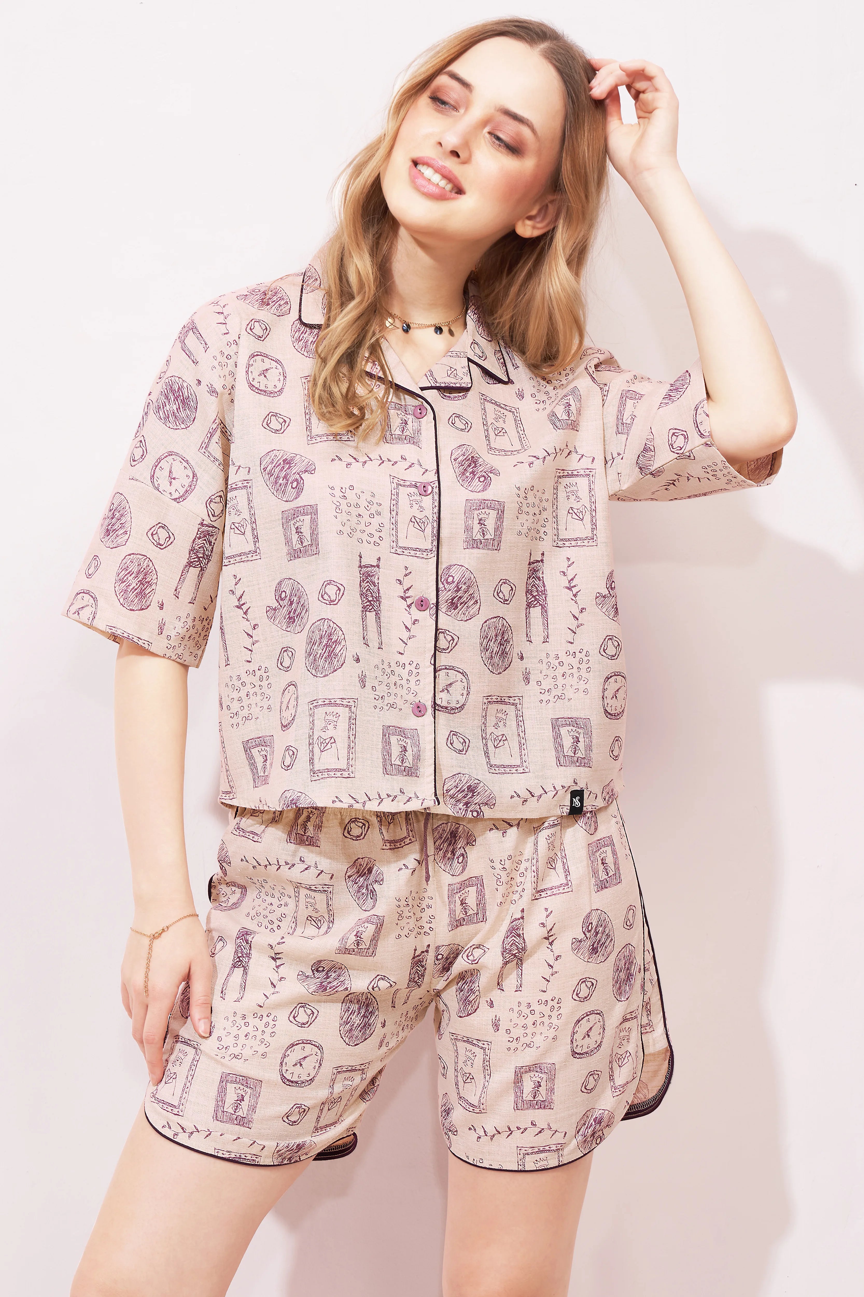 Timeless Linen Shorts Co-ordset