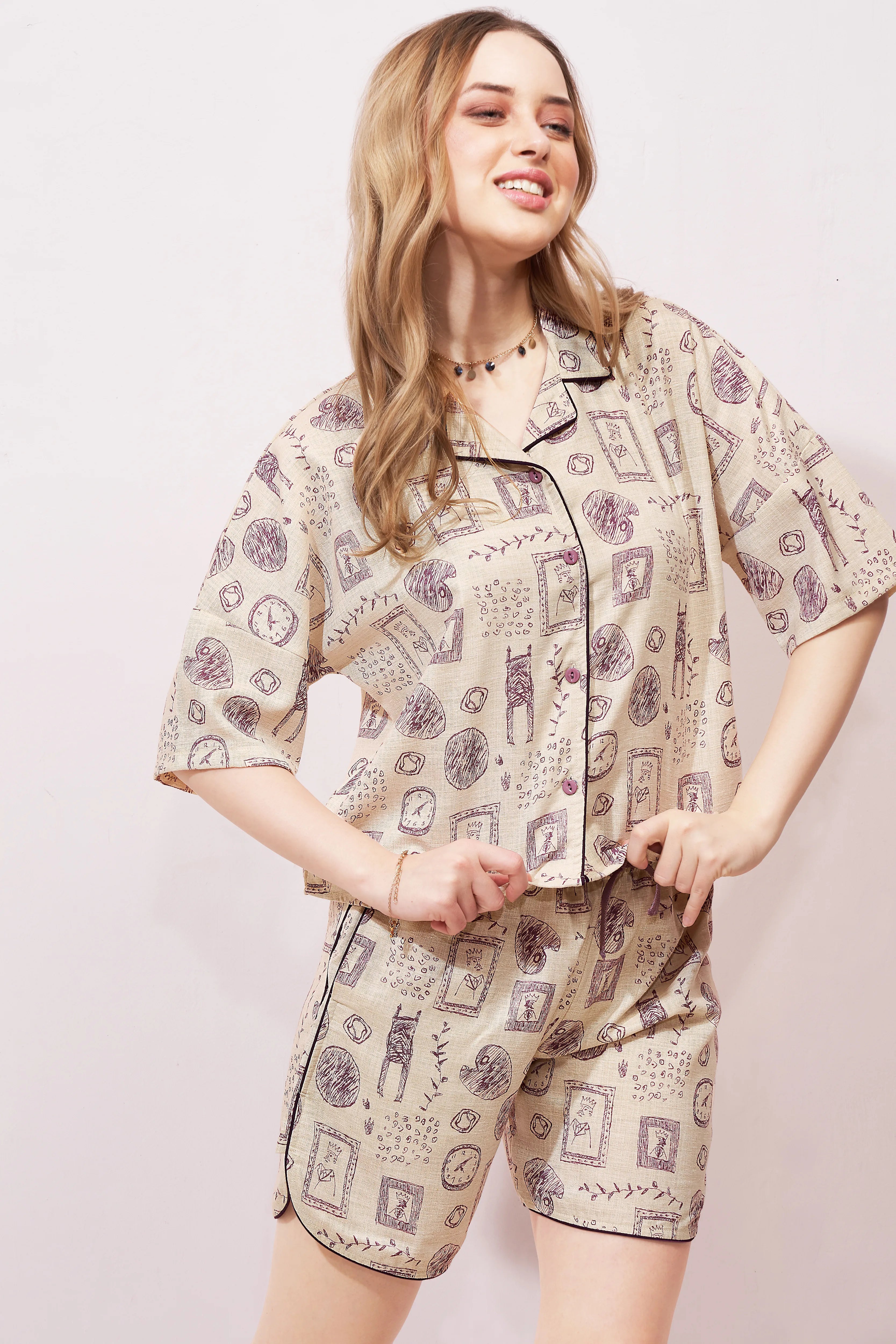 Timeless Linen Shorts Co-ordset